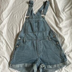 PacSun blue short overalls